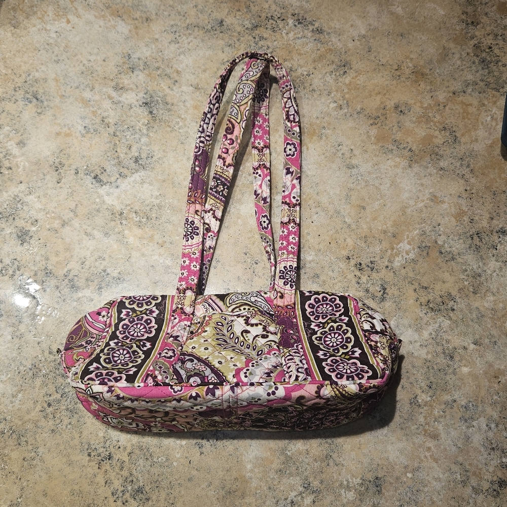 Floral Pink and Purple Women's Bag